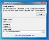 Google Books Downloader 2.6 screenshot. Click to enlarge!