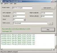 Google Maps Downloader 8.407 screenshot. Click to enlarge!