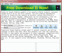 Google Translate Desktop 2.1.91 screenshot. Click to enlarge!