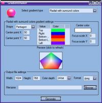 GradientMaker 1.0 screenshot. Click to enlarge!