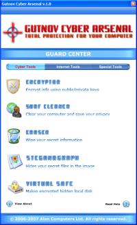 Gutnov Cyber Arsenal 1.0 screenshot. Click to enlarge!