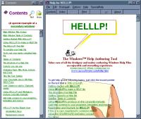 HELLLP! WinHelp Author Tool for WinWord 3.2 screenshot. Click to enlarge!