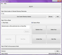 HFV Cleaner 2.1 screenshot. Click to enlarge!