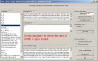 HIME: Huge Integer Math and Encryption 2.05.1 screenshot. Click to enlarge!