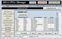 HOA/POA Manager 01-04-2013 screenshot. Click to enlarge!