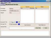 HS Multi-Email Sender 7.2 screenshot. Click to enlarge!