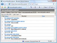HTML Email Archiver for Outlook 2.0 screenshot. Click to enlarge!