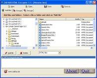 HTML-Encrypter 1.1 screenshot. Click to enlarge!