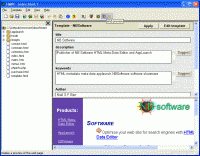 HTML Meta-data Editor 1.0.1 screenshot. Click to enlarge!
