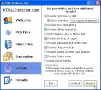 HTML-Protector 1.0 screenshot. Click to enlarge!