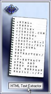 HTML Text Extractor 1.5 screenshot. Click to enlarge!