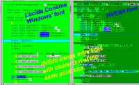 HVEdit - TrueType Text Editor Font 1.0 screenshot. Click to enlarge!