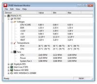 HWMonitor Pro 1.28.0 screenshot. Click to enlarge!