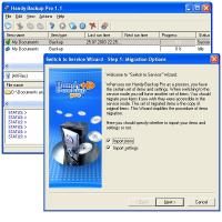 Handy Backup Pro 1.1 screenshot. Click to enlarge!