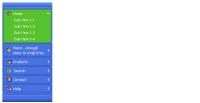 Happy Sliding Menus 1.11 screenshot. Click to enlarge!