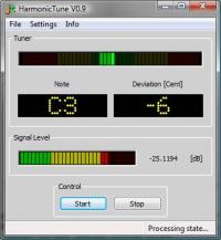 HarmonicTune 0.93 screenshot. Click to enlarge!