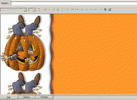 Haunted Halloween Email Stationery 1.0a screenshot. Click to enlarge!