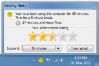 Healthy Hints Free 2.0.0.11152 screenshot. Click to enlarge!