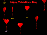Hearts in Love Screensaver 2.6 screenshot. Click to enlarge!