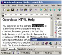 Help Development Studio 1.92 screenshot. Click to enlarge!