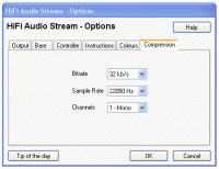 HiFi Audio Stream 2.00 screenshot. Click to enlarge!