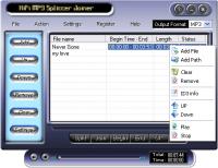 HiFi MP3 Splitter Joiner 3.00.07 screenshot. Click to enlarge!