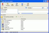 Hide Files & Folders 3.591 screenshot. Click to enlarge!