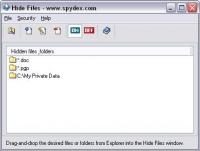 Hide Files 3.4 screenshot. Click to enlarge!