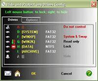 Hide & Protect any Drives 3.04 screenshot. Click to enlarge!
