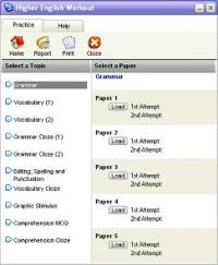 Higher English Workout 2 screenshot. Click to enlarge!