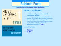 Hilbert Condensed Font TT 2.00 screenshot. Click to enlarge!