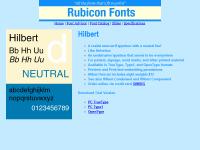 Hilbert Font Type1 2.00 screenshot. Click to enlarge!