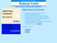 Hilbert Neue Condensed Font TT 2.00 screenshot. Click to enlarge!