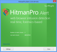 HitmanPro.Alert 3.6.6.593 screenshot. Click to enlarge!