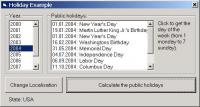 Holiday ActiveX 1.0 screenshot. Click to enlarge!