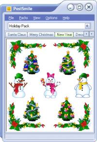 Holiday Smiley Collection for PostSmile 5.6 screenshot. Click to enlarge!