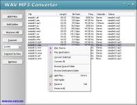 HooTech WAV MP3 Converter 4.4.1429 screenshot. Click to enlarge!