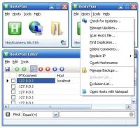 HostsMan 3.2.73 screenshot. Click to enlarge!