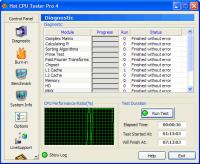 Hot CPU Tester Pro 4.4 screenshot. Click to enlarge!