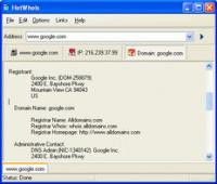 HotWhoIs 3.0 screenshot. Click to enlarge!