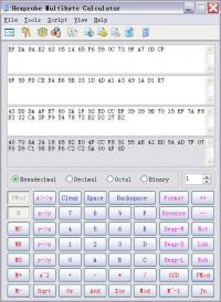 Hpmbcalc Hex Calculator 4.22 screenshot. Click to enlarge!