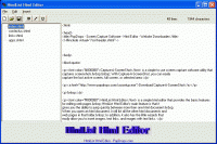 HtmlList Html Editor 1.1 screenshot. Click to enlarge!