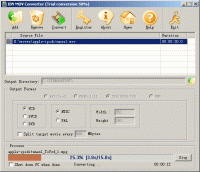IBN MOV Converter 2.0.1 screenshot. Click to enlarge!
