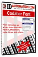 IDAutomation Codabar Font Advantage 6.10 screenshot. Click to enlarge!