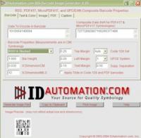 IDAutomation RSS Composite Image Generator 4.06 screenshot. Click to enlarge!