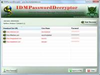IDM Password Decryptor 4.0 screenshot. Click to enlarge!