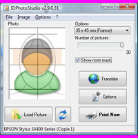 IDPhotoStudio 2.14.4.53 screenshot. Click to enlarge!
