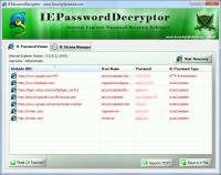 IE Password Decryptor 9.0 screenshot. Click to enlarge!