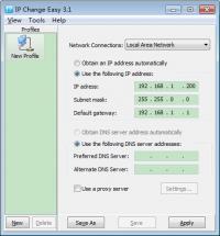 IP Change Easy 3.1 screenshot. Click to enlarge!