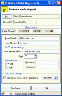 IP Mailer 2004d screenshot. Click to enlarge!